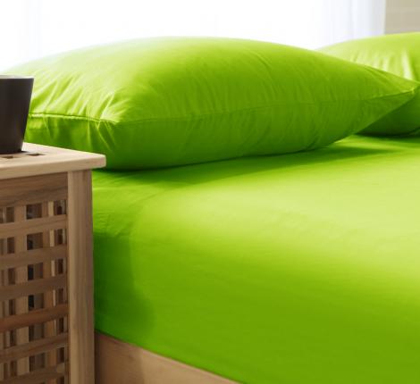 Простыня сатин SOHO collection (салатовый), 240х260