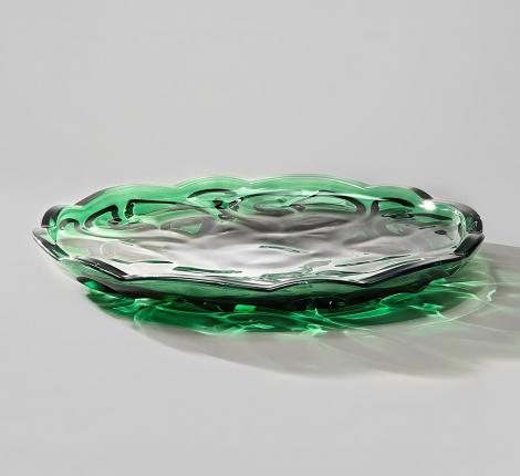 Блюдо сервировочное "ELEGIA" EMERALD, диаметр 32 см