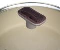 Сотейник с крышкой "AGNESS"  902-105 с антипригарным покрытием PFLUON MARBLE, 26*7,5 см