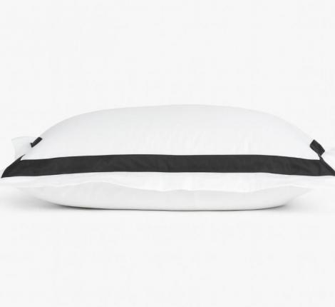 Наволочка с широкой отделкой "ALPINE DARK ONYX ALLURE GRASS" Мако-Сатин, 50х70 (2шт)