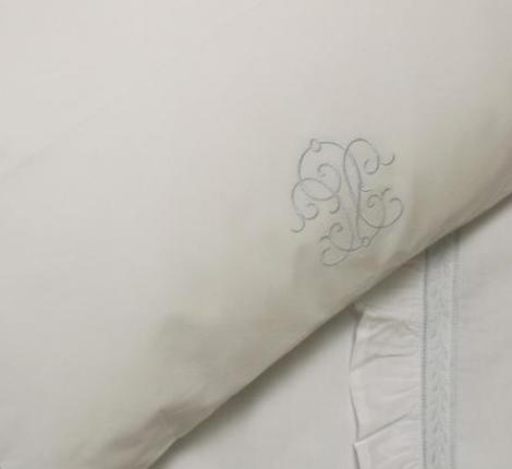 Постельное бельё детское BOVI "ВЕНЗЕЛЬ NEW" Перкаль, белый/голубой