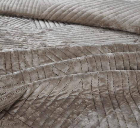 Покрывало "Sofi de Marko" Патрисия (бежевая 1) Велюр, 240х260