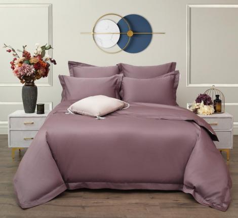 Постельное белье "Sofi de Marko" Моно (мокко) Сатин ДеЛюкс, Евро