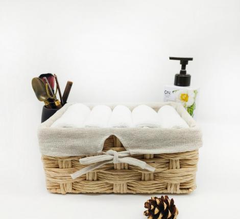 Набор махровых салфеток "Sofi de Marko" Дэйзи 30х50-5шт., белый