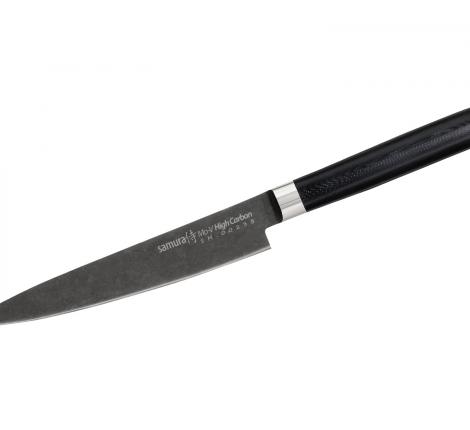 Нож кухонный "Samura Mo-V Stonewash" универсальный 150 мм, G-10