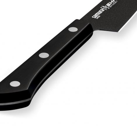 Нож кухонный &quot;Samura SHADOW&quot; универсальный с покр. Black-coating 120 мм, ABS пластик