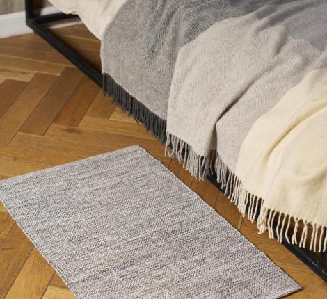 Плед "WOOLEN" (шерсть 100%) 150х200, серо-графитовый