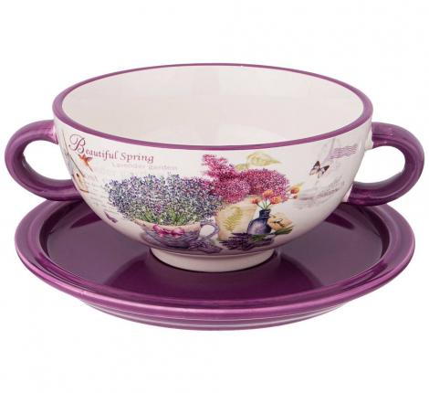 Бульонница "ЛАВАНДОВАЯ ВЕСНА", 550 мл