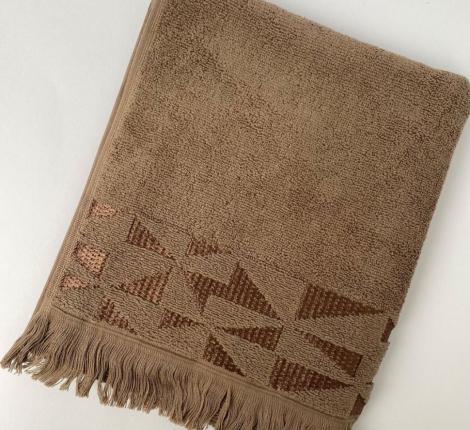 Полотенце махровое Созвездие (коричневый), 50х85