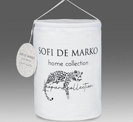 Одеяло всесезонное "Sofi de Marko" Leopard (белое), 195х215