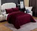 Покрывало велюровое "Kazanov.A." Kendall (сангрия), 240х260