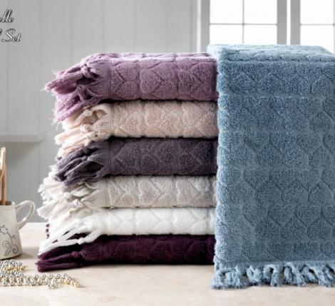 Комплект полотенец 50x100-85x150 Maison D'or "GABRIELLE" голубой