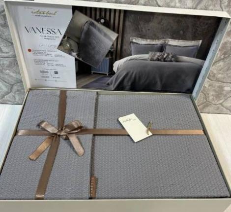 Покрывало Istanbul Home "VANESSA" пике, 180х240 (каменный)
