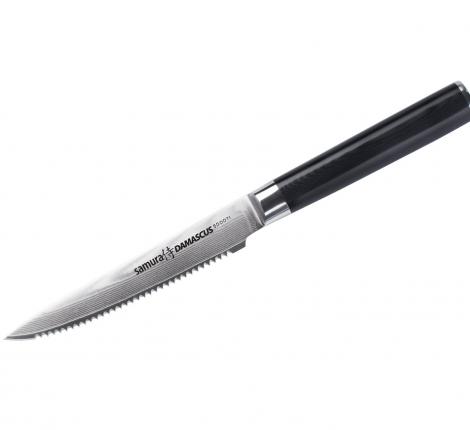 Нож кухонный &quot;Samura DAMASCUS&quot; для томатов 120 мм, G-10