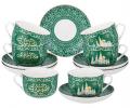 Чайный набор "МЕЧЕТЬ" 85-1994 на 6 персон, 12 предметов (280 мл)