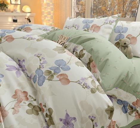 Постельное белье "Sailid" B-504-3 Сатин, Евро