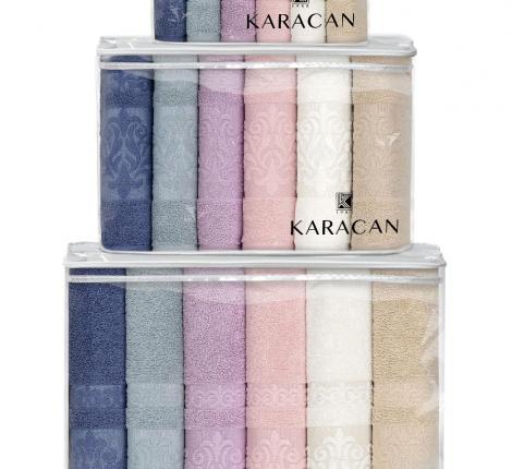 Набор махровых полотенец KARACAN "Sultan", 70х135-6 шт.