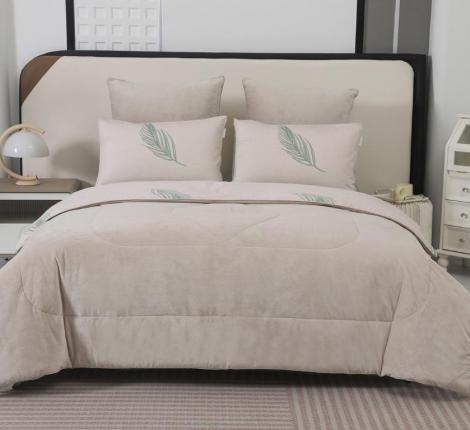 Постельное белье с одеялом "Sofi de Marko" Роберто №13 Велюр/Сатин, 1,5 спальный