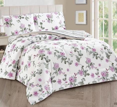 Постельное белье с одеялом "Cleo" Notte Bianca 22/016-NBO Сатин, 2 спальный