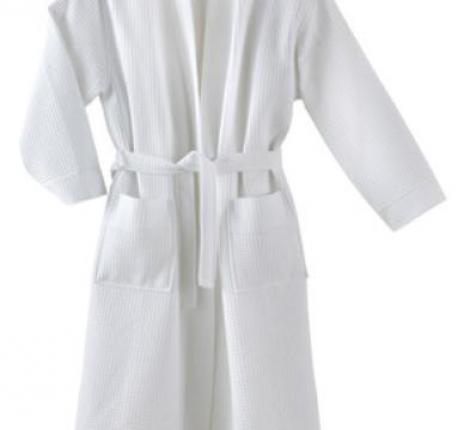 Халат вафельный "Blanc des Vosges" WAFFLE BLANC (белый), L
