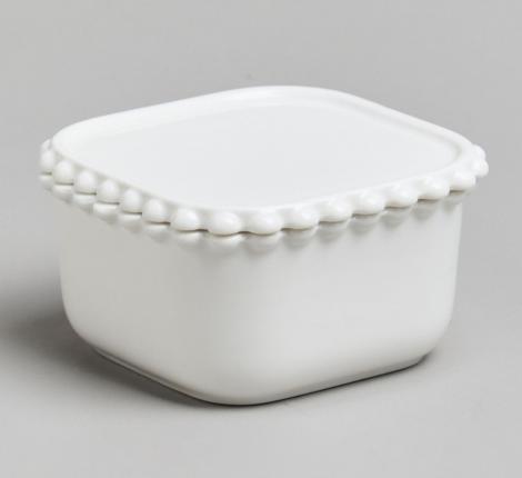 Набор икорниц с крышками 2 шт. "PEARL" КВАДРАТ, 200 мл