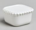 Набор икорниц с крышками 2 шт. "PEARL" КВАДРАТ, 200 мл