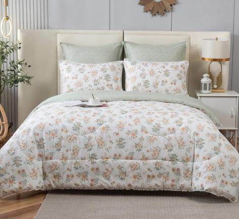 Постельное белье с одеялом "Sofi de Marko" Бернадетт №70 Сатин, 1,5 спальный