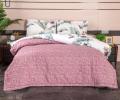 Постельное белье с одеялом "Kazanov.A." Мальва (молоко роза антика), Семейный