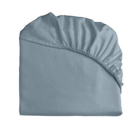 Простыня на резинке "Primavelle" Сатин ДеЛюкс 160х200, Деним