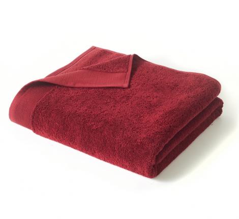 Полотенце махровое "Blanc des Vosges" UNI GRIOTTE (вишневый), 55х110