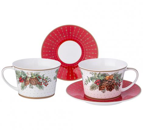 Чайный набор "CELEBRATION" 760-817 на 2 персоны, 4 предмета (250 мл)