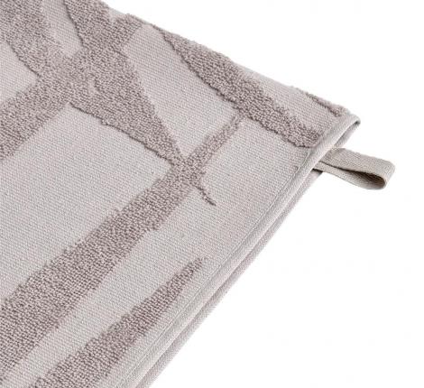 Комплект махровых полотенец "METEOR" (50x90/70х140) 2 шт. PATAYA, серо-коричневый