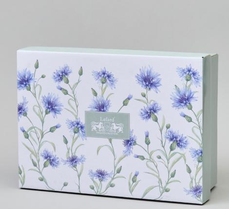 Чайный набор "ВАСИЛЬКИ" на 2 персоны, 4 предмета (330 мл)