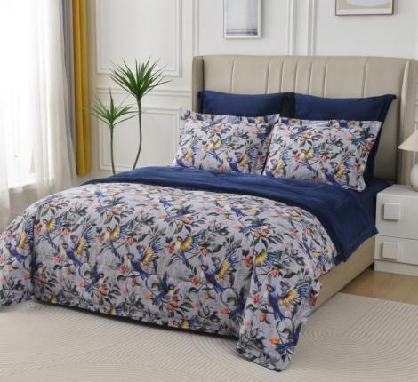 Постельное белье с одеялом "Sofi de Marko" Ренато №1 Велюр/Сатин, Евро