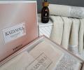 Комплект махровых полотенец "Kazanov.A." Dolce (латте), 50х90+70х140
