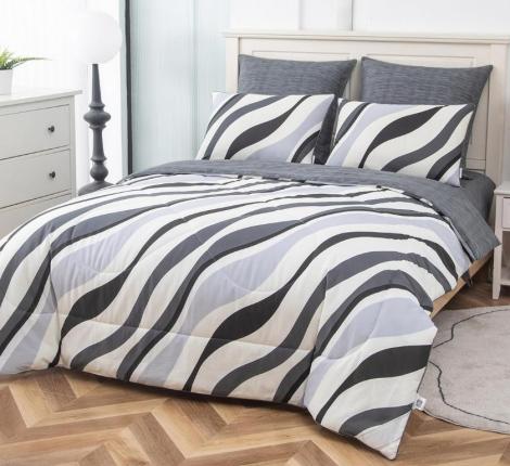 Постельное белье с одеялом "Sofi de Marko" Ришелье №34 Сатин, 1,5 спальный