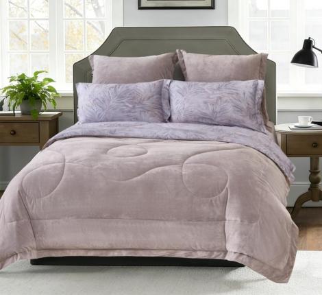 Постельное белье с одеялом "Sofi de Marko" Ренато №35 Велюр/Сатин, Евро