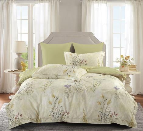 Постельное белье "Asabella" 2353-7 Сатин, Семейный