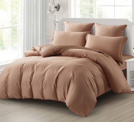 Постельное бельё "KARTEKS" Сатин однотонный SKO-026, 2 спальный