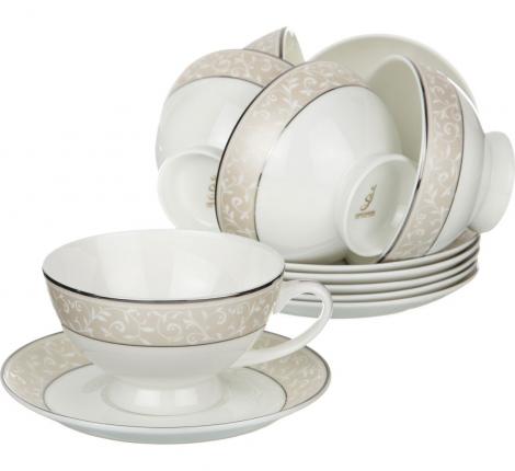 Чайный набор "5 O'CLOCK" на 6 персон, 12 предметов