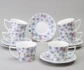 Чайный набор "BLOSSOM" 165-590 на 6 персон, 12 предметов (250 мл)