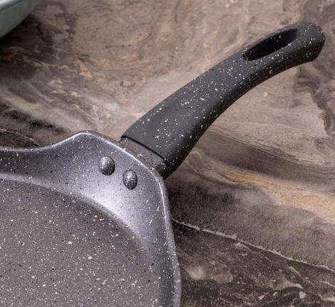 Сковорода блинная AGNESS "GREY MARBLE", диаметр 22 см