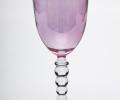 Бокал для вина "PERLE" PINK (розовый), хрустальное стекло, высота 17,5 см