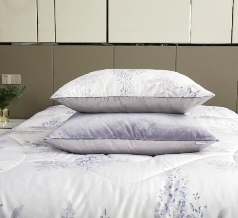 Постельное белье с одеялом "Kazanov.A." Акация (лаванда платина) Велюр/Egypt Cotton, Семейный