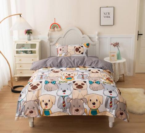 Постельное белье детское "Sofi de Marko" Собачки Сатин, 1,5 спальный