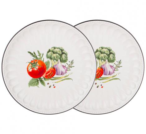 Набор обеденных тарелок 2 шт. &quot;KITCHEN PASSIONS&quot; 189-482, диаметр 26 см