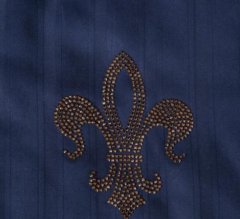 Постельное белье "Kazanov.A." Stripe Le-Man (индиго) Страйп Сатин, Евро