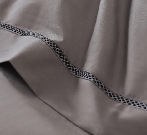 Постельное белье "Sofi de Marko" Изольда (кофе) Сатин ДеЛюкс, Семейный