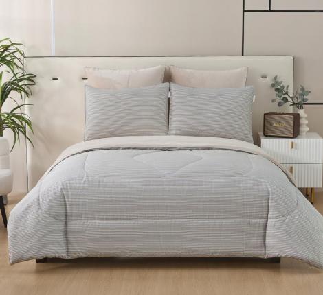 Постельное белье с одеялом "Sofi de Marko" Роберто №35 Велюр/Сатин, Евро