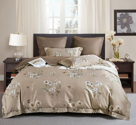 Постельное белье "Asabella" 2325-6 Мако-Сатин, Евро